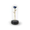 Blue Rose Gold Leaf Gifts with Premium Glass Dome - Infinity Rose USA